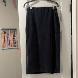 Lululemon Athletica Black Pencil Skirt